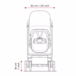 Thule Urban Glide 3 double bērnu rati melni 