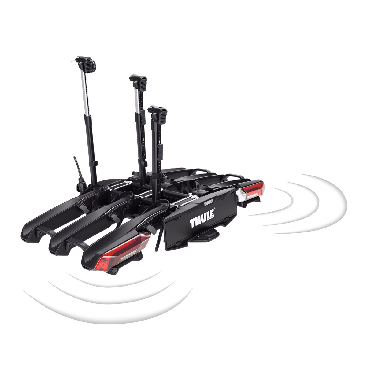 Thule Epos 3 velosipediem ar parkosanas sensoriem